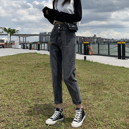 Smoky gray jeans
