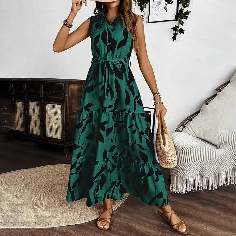 Boho Floral Maxi Dress