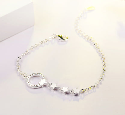 Shining five-pointed star hypoallergenic jewelry