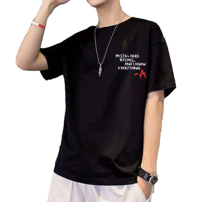 Men&amp;amp;#039;s Short-sleeved T-shirt 2020 New Summer Trend Korean Loose Bottoming Shirt Clothes Compassionate Large Size Youth