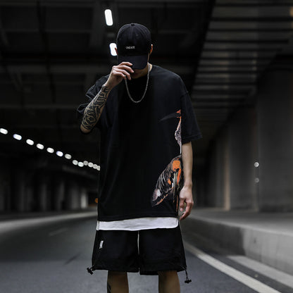 Red-crowned Crane Side Shirt