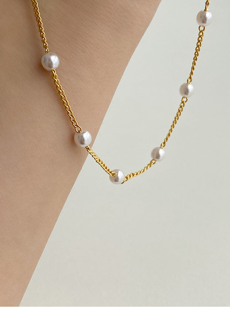 All-match Temperament Stacking Clavicle Chain