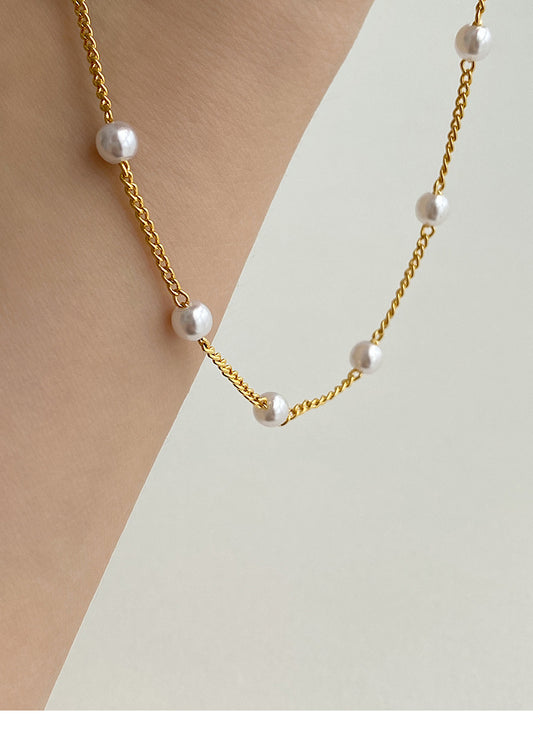 All-match Temperament Stacking Clavicle Chain