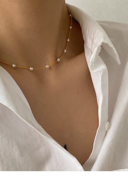 All-match Temperament Stacking Clavicle Chain