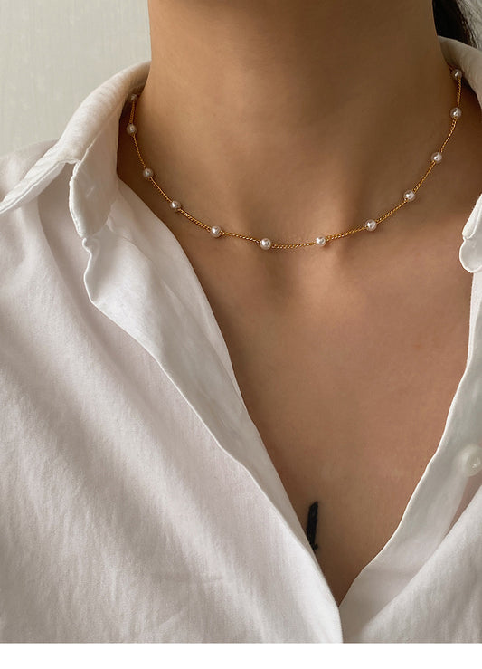 All-match Temperament Stacking Clavicle Chain
