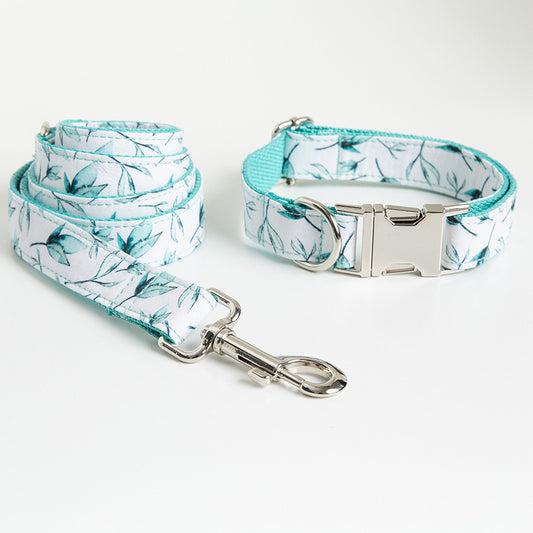 Small Leaf Dog Collar Traction Rope