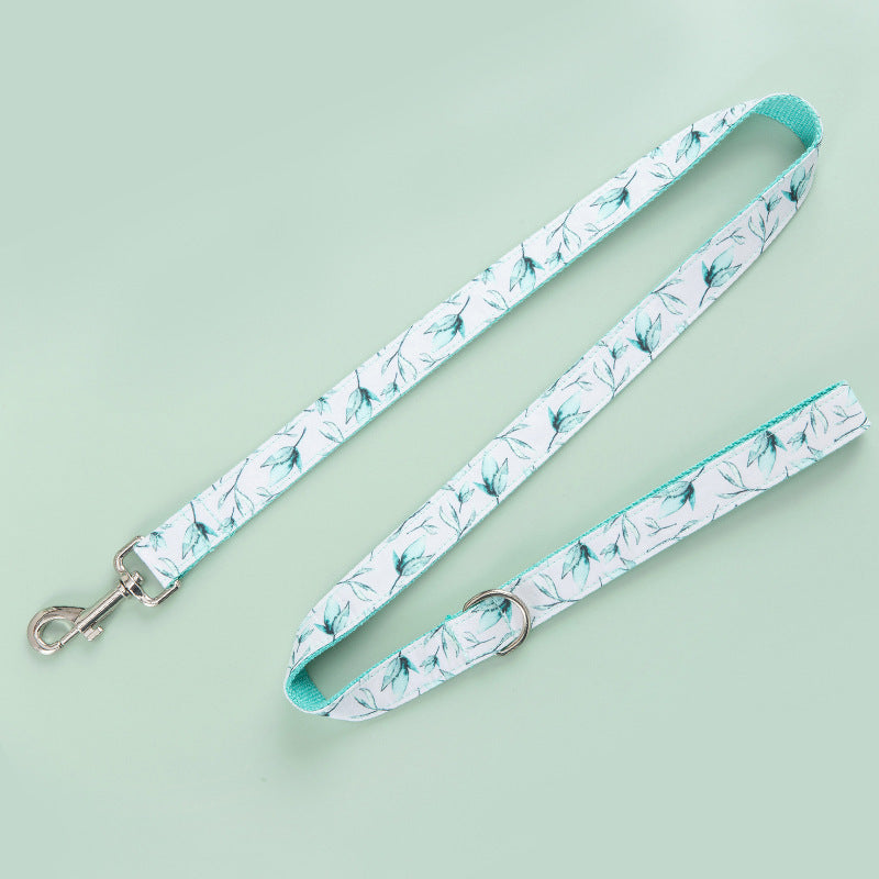 Small Leaf Dog Collar Traction Rope