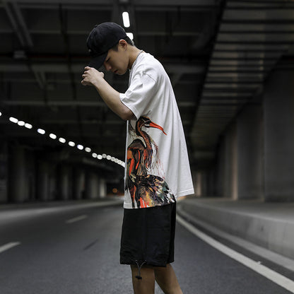 Red-crowned Crane Side Shirt
