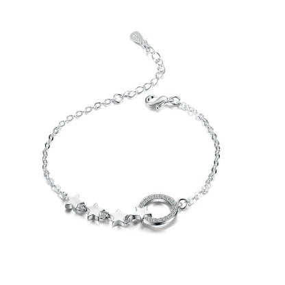 Shining five-pointed star hypoallergenic jewelry