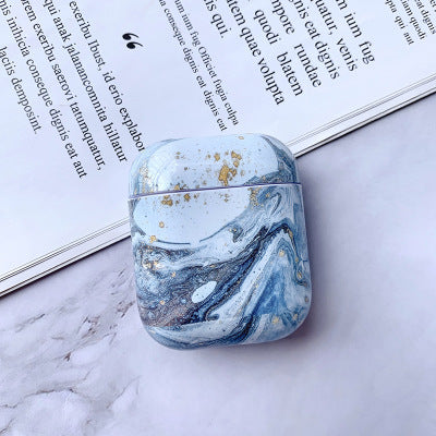 White Marble Case for Airpods Earphone Case