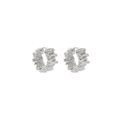 Brass Retro Minority Ear Clip Earrings Personalized Earrings Female Fashion