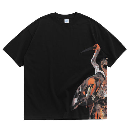 Red-crowned Crane Side Shirt
