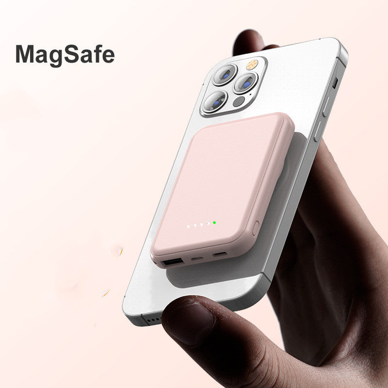 Magnetic Wireless Power Bank 5000 MAh Portable