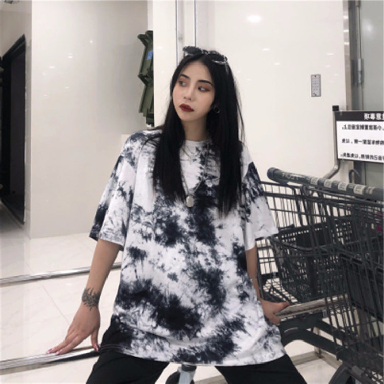 Tie Dye Print T Shirt
