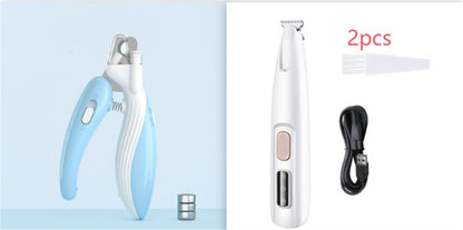LED Light Fully Waterproof Pet Hair Trimmer