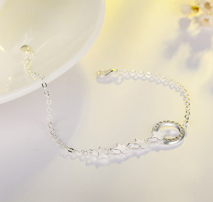 Shining five-pointed star hypoallergenic jewelry
