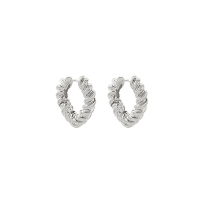 Brass Retro Minority Ear Clip Earrings Personalized Earrings Female Fashion