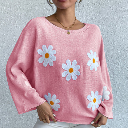Bat Sleeve Sweater For Women
