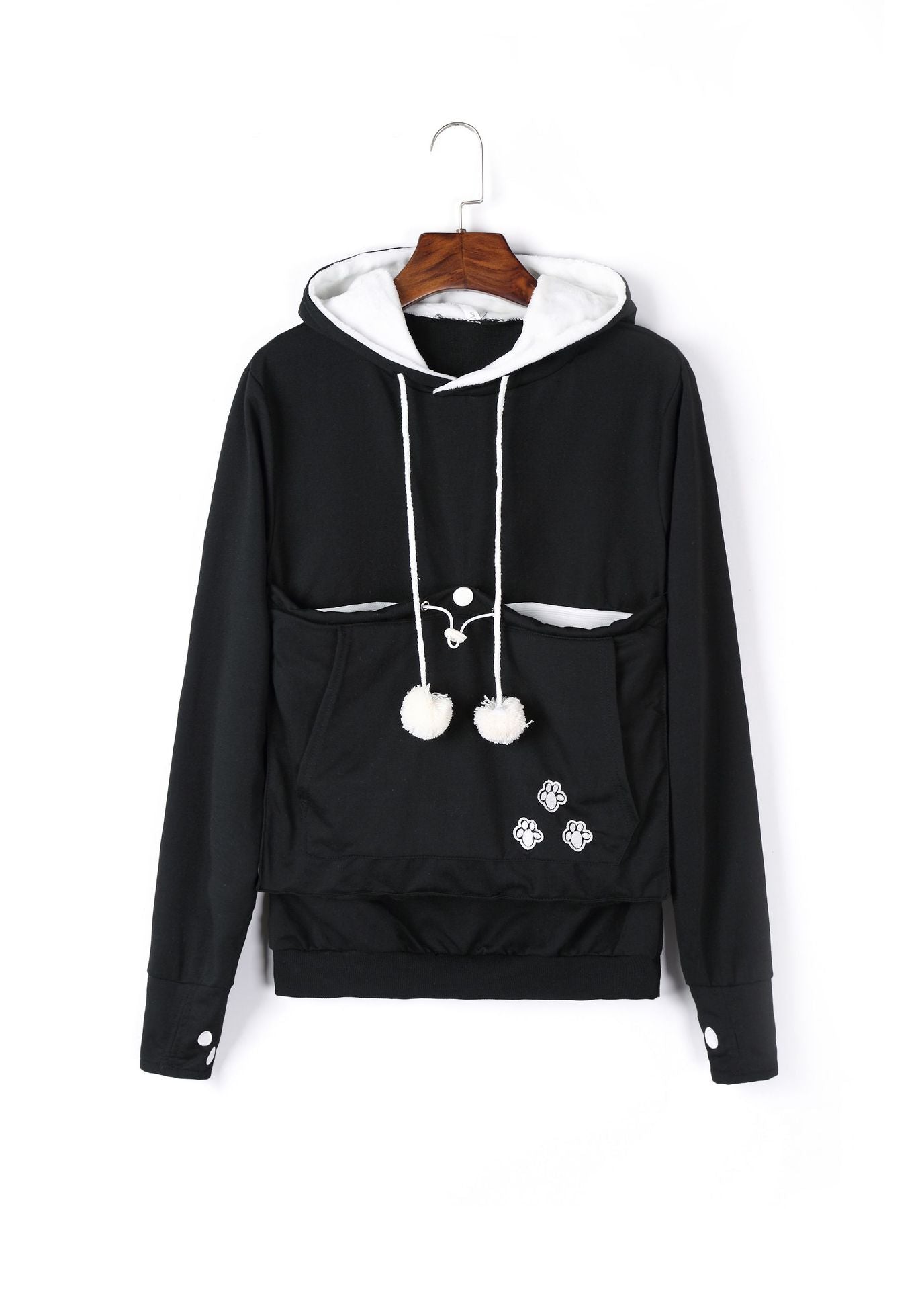 Pullover Sweatshirts With Pet Pocket