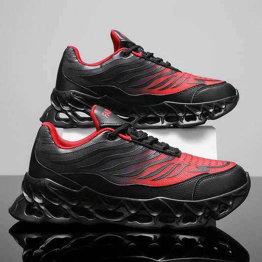 Thick-soled Daddy Vulcanized Lace-up Sneakers