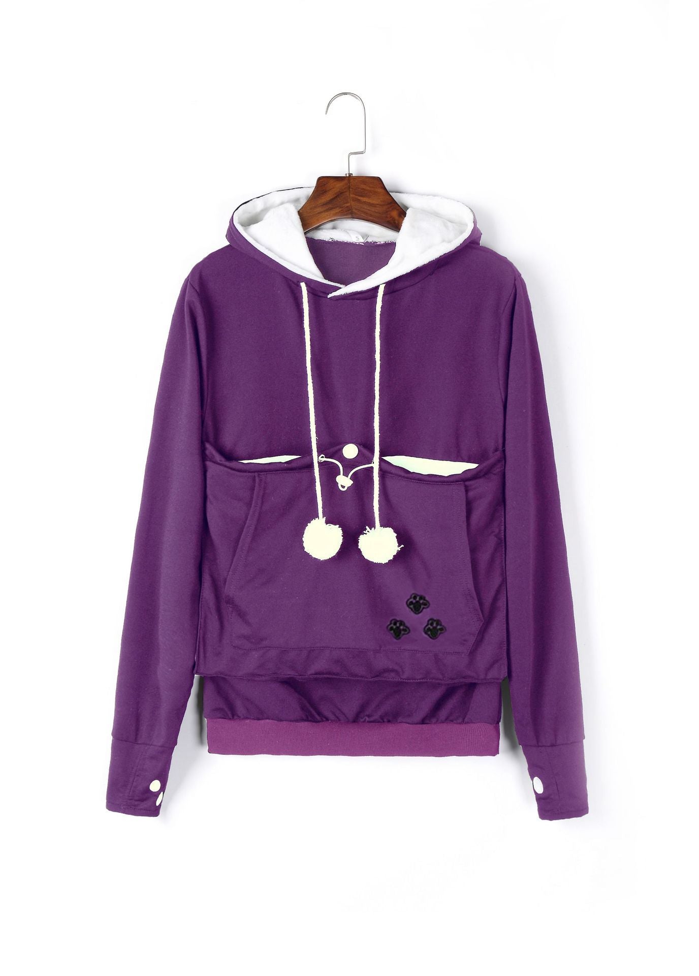 Pullover Sweatshirts With Pet Pocket
