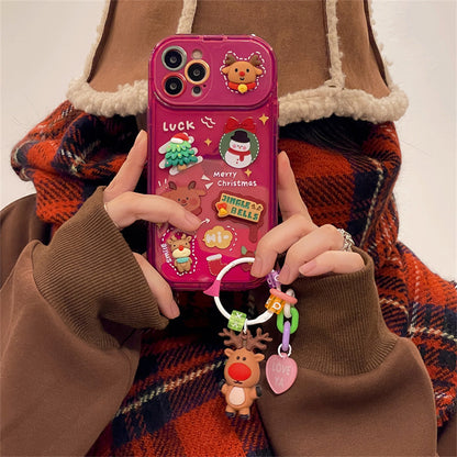 Xmas Santa Claus Cute Silicone Protection Cover