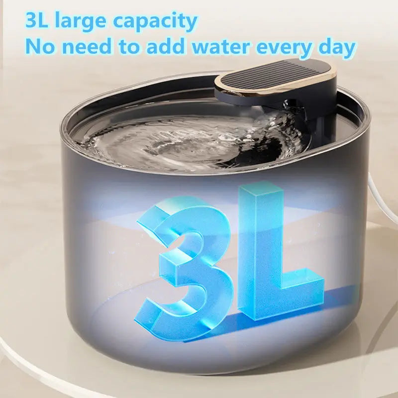 3l Usb Automatic Cat Water Fountain Cats Water Mute Drinker Dispenser Pet Strong Motor 1 Replacement Filter Drinking Dispenser - Cat Automatic Feeders - AliExpress