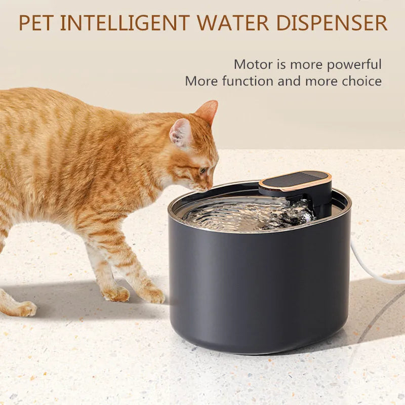 3l Usb Automatic Cat Water Fountain Cats Water Mute Drinker Dispenser Pet Strong Motor 1 Replacement Filter Drinking Dispenser - Cat Automatic Feeders - AliExpress