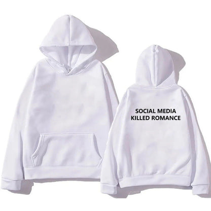 Spring Letter Pattern Printed Hoodie Long Sleeve Casual Coat Top