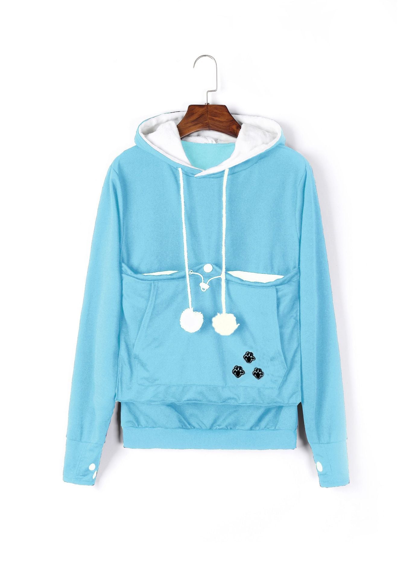 Pullover Sweatshirts With Pet Pocket
