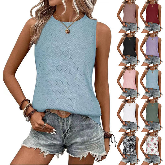 Loose Hollow Vest Ins Tank Top