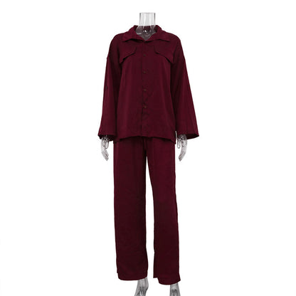 High Waist Trousers Two-piece Set