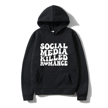 Spring Letter Pattern Printed Hoodie Long Sleeve Casual Coat Top