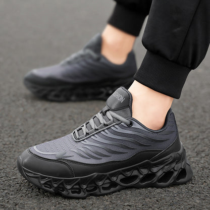 Thick-soled Daddy Vulcanized Lace-up Sneakers