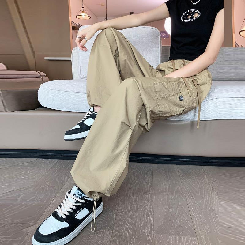 High Waist Slimming Draping Trousers For Women
