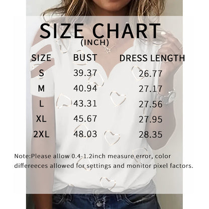 Hollow Out Short Sleeve Tops
