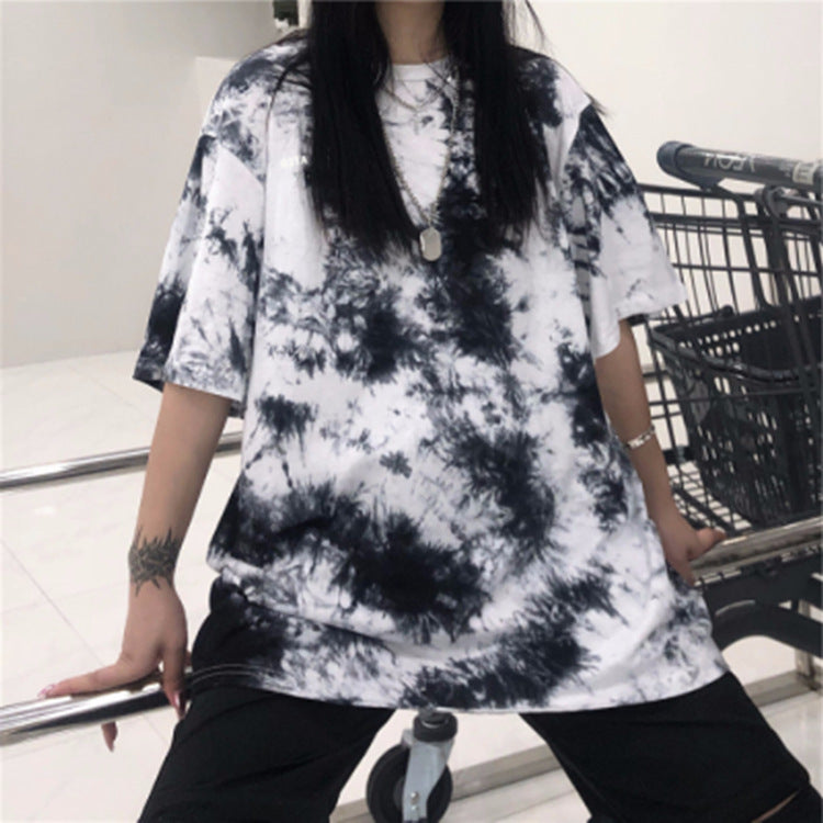 Tie Dye Print T Shirt