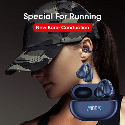 Wireless Bluetooth Non-in-ear Sports Bone Conduction Clip Ear Comfortable Wearing Mini Private Model Universal