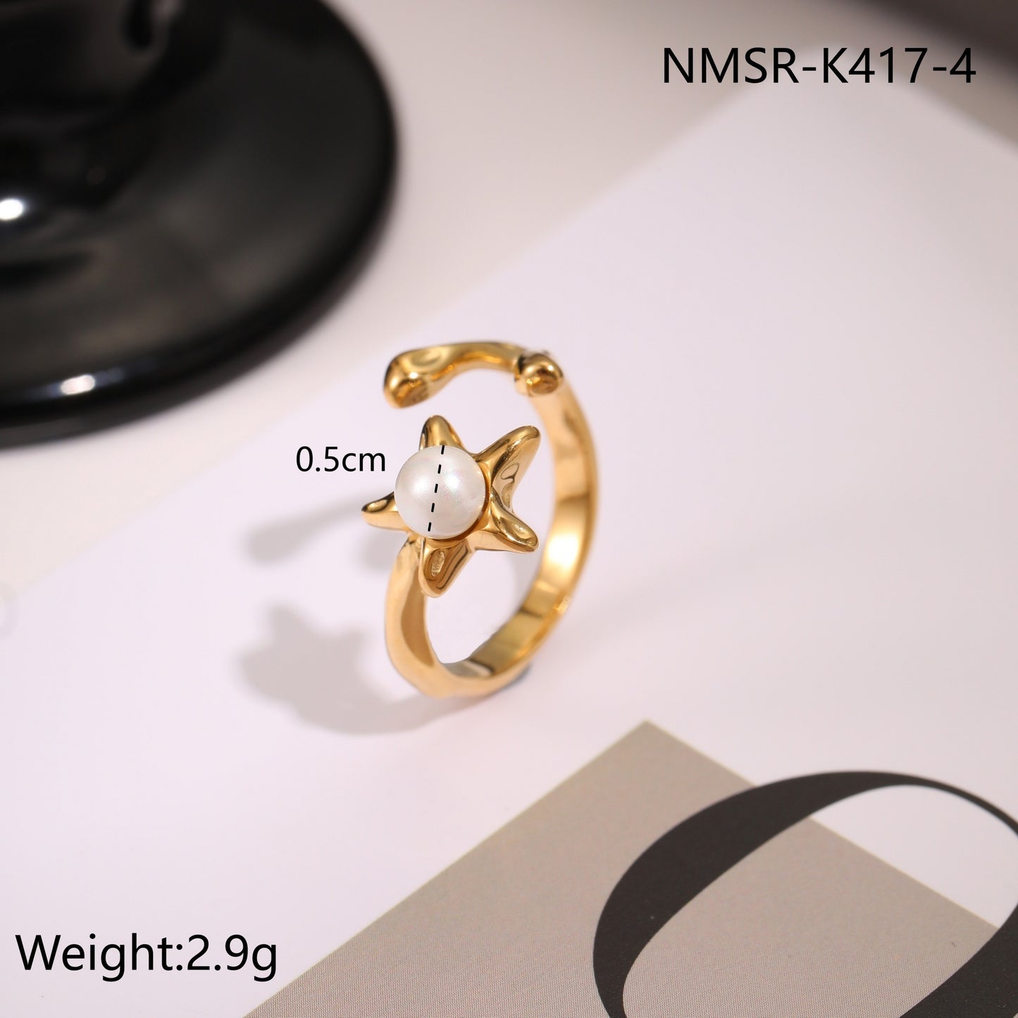 Stainless Steel Open Titanium Steel Ring