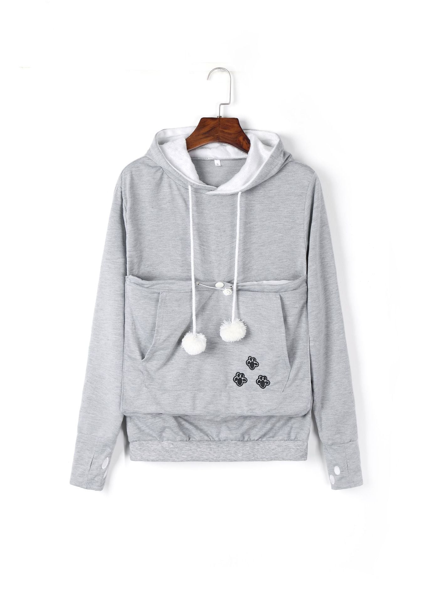 Pullover Sweatshirts With Pet Pocket
