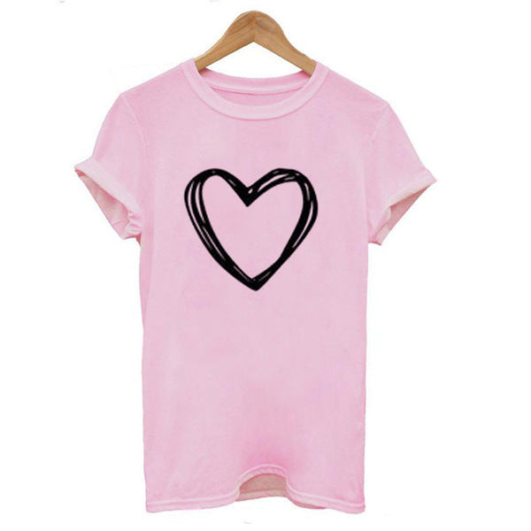 O Neck Loose Tshirt Camisetas Mujer