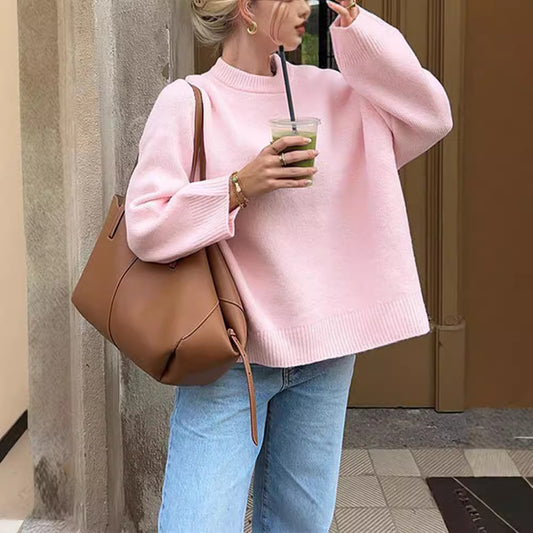Crew Neck Pullover Sweater