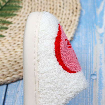 Love Heart Cotton Slippers