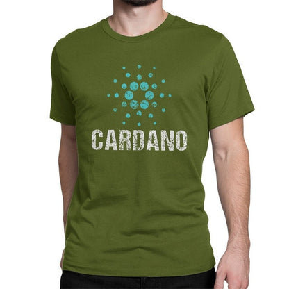 Cardano Ada Logo Cryptos Vintage T Shirts