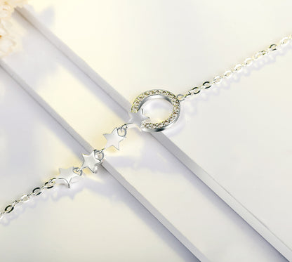 Shining five-pointed star hypoallergenic jewelry