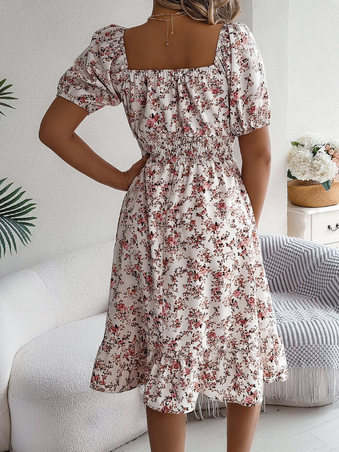 Floral Print Summer Dress