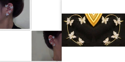 Butterfly Ear Clip And Ear Hook