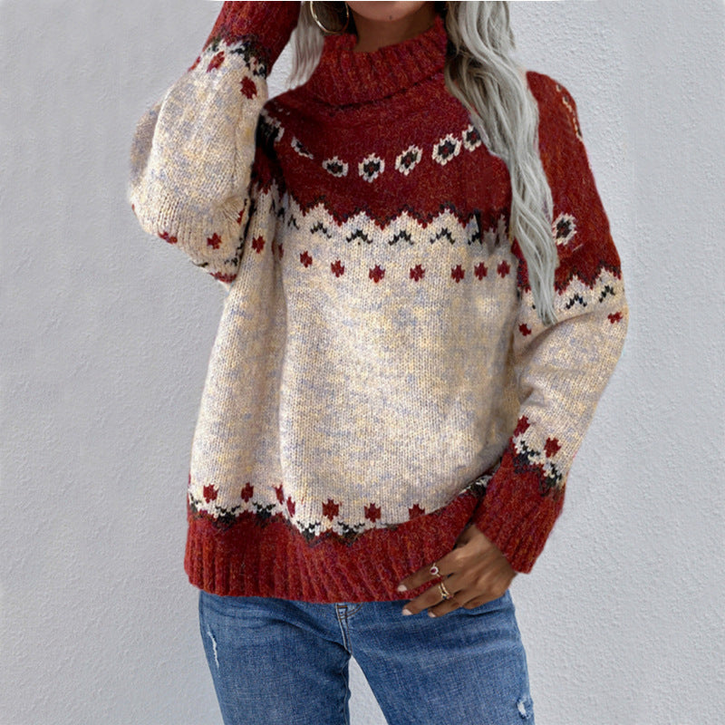 Turtleneck Knitted Sweater