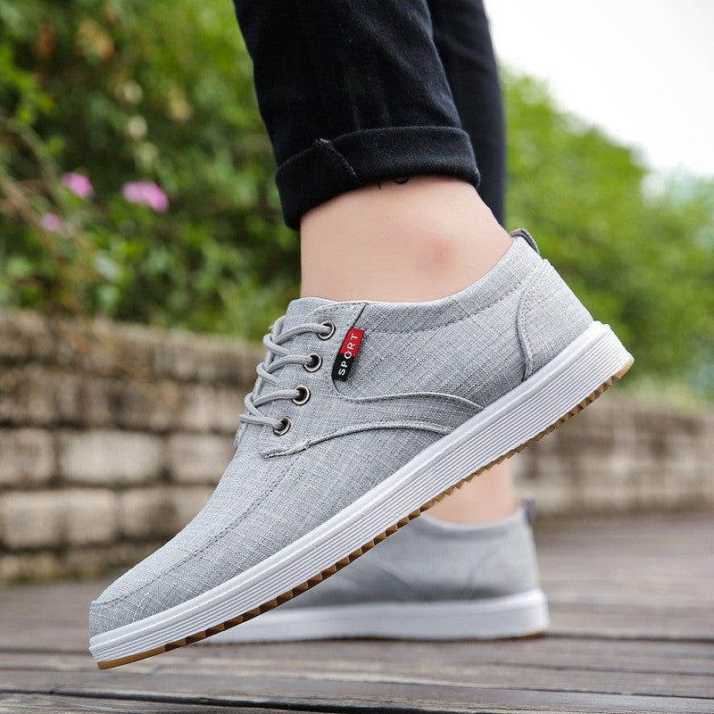 Men's Lace-up Canvas Shoes