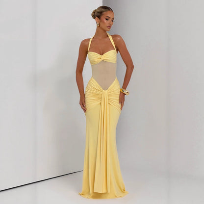 Ribbon Slim-fit Sheath Dress